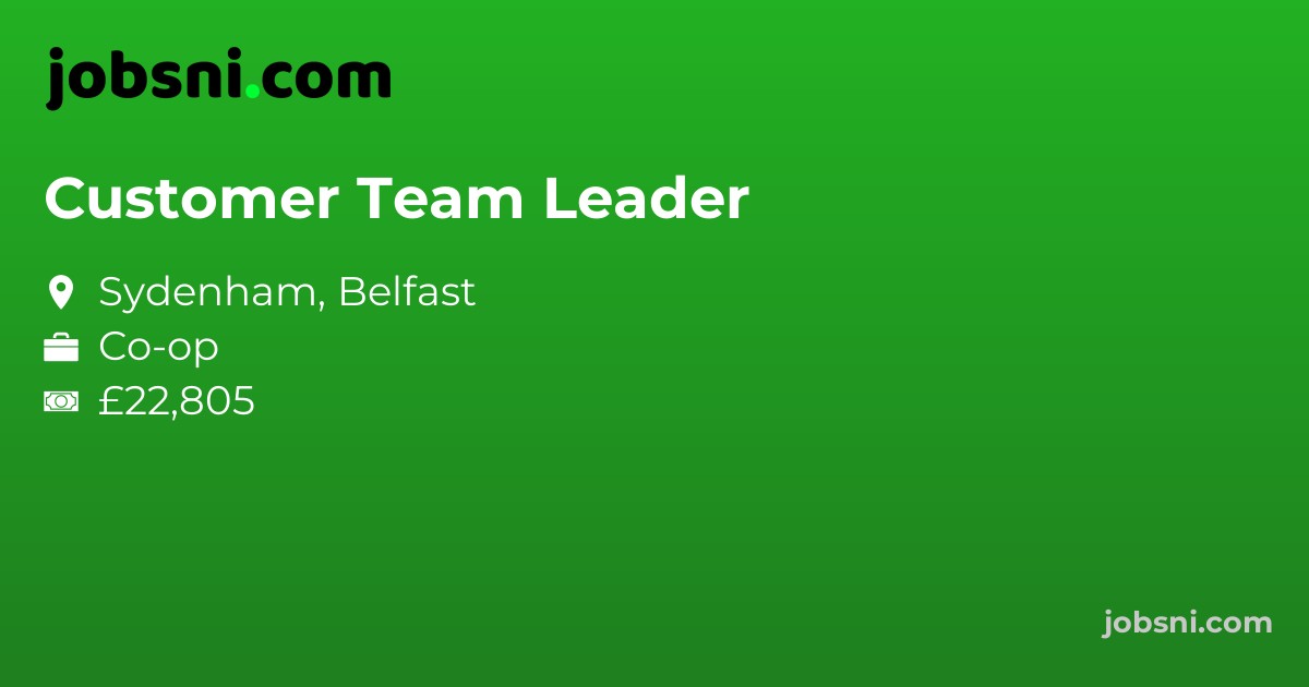 Customer Team Leader