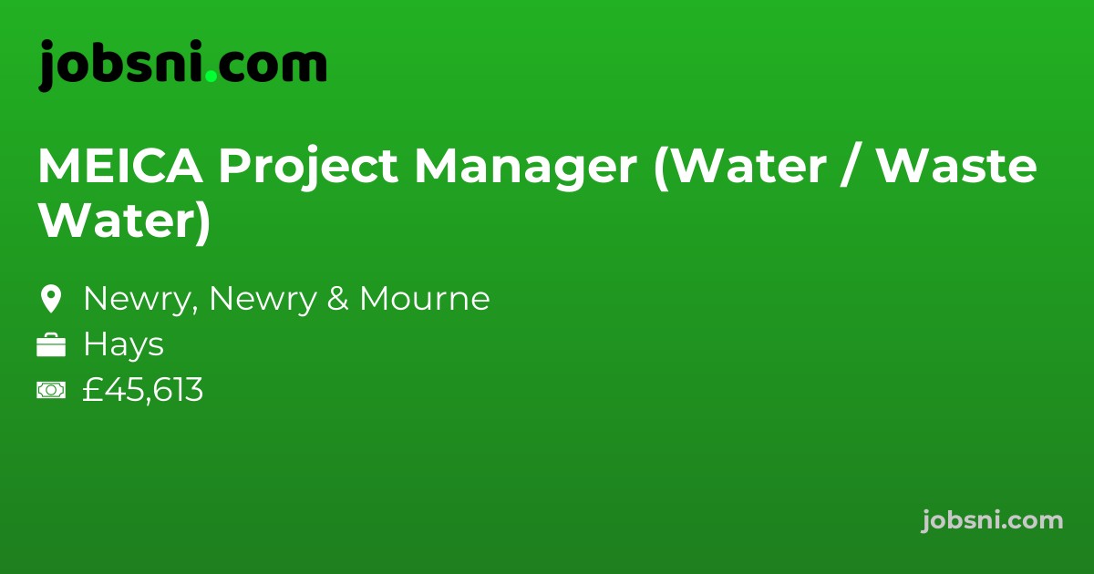 MEICA Project Manager (Water / Waste Water)