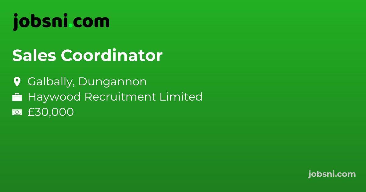 Sales Coordinator