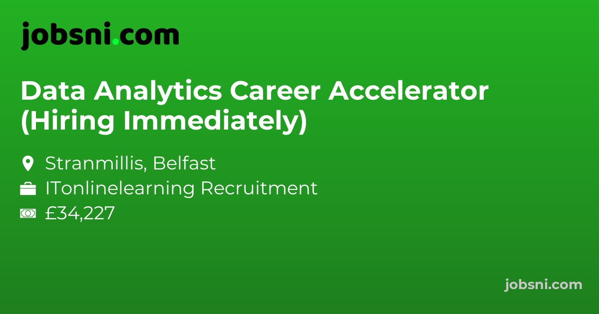 Data Analytics Career Accelerator (Hiring Immediately)