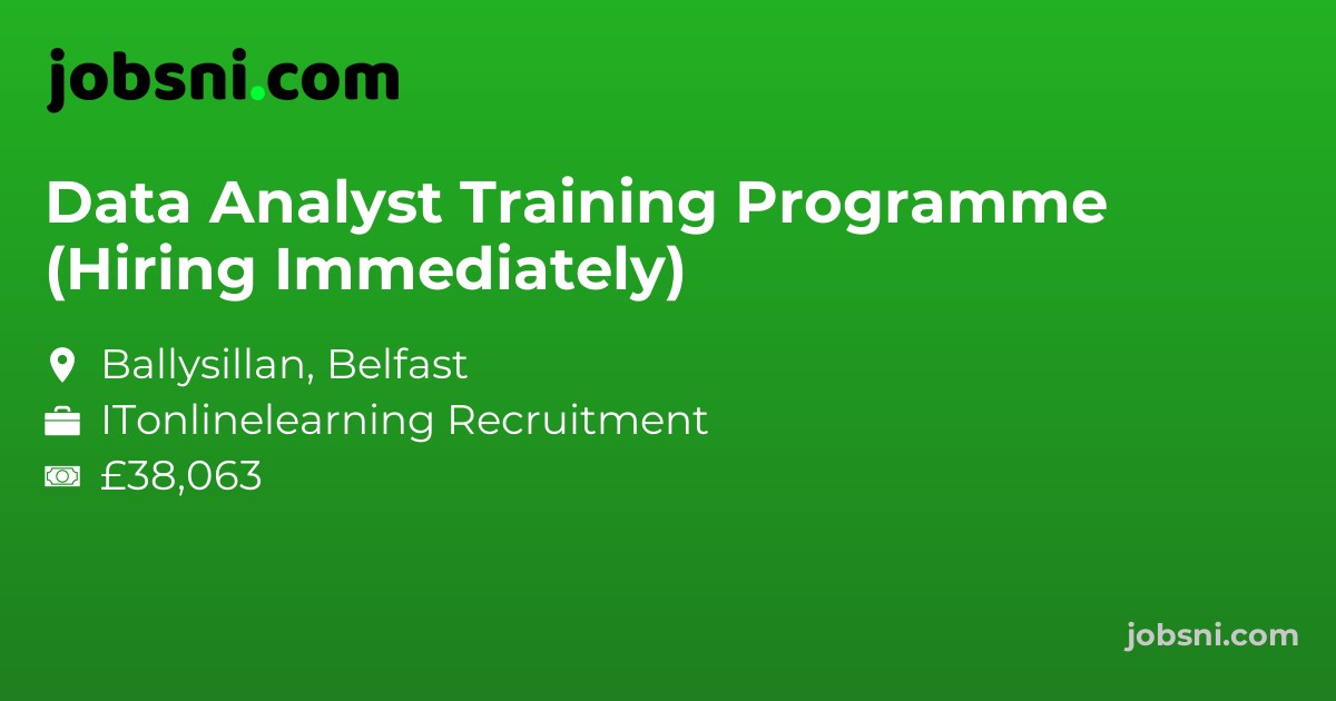 Data Analyst Training Programme (Hiring Immediately)