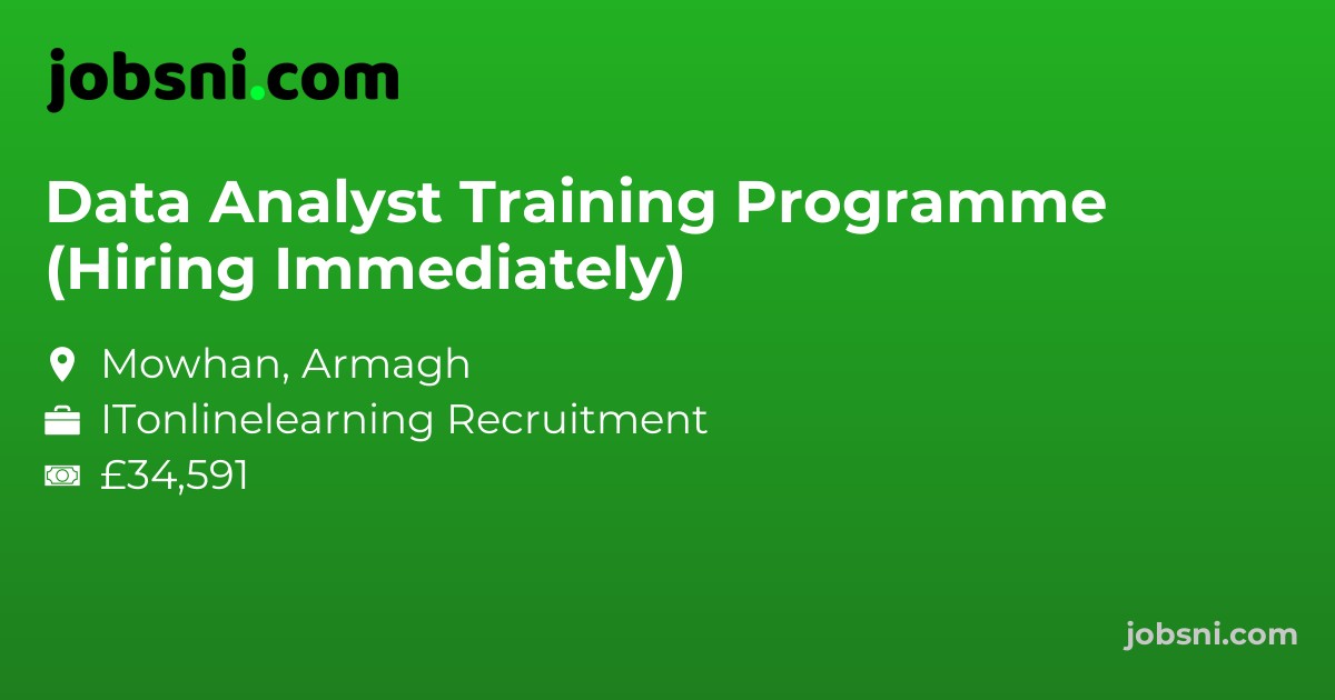 Data Analyst Training Programme (Hiring Immediately)