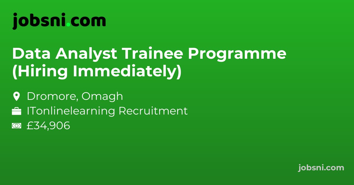 Data Analyst Trainee Programme (Hiring Immediately)