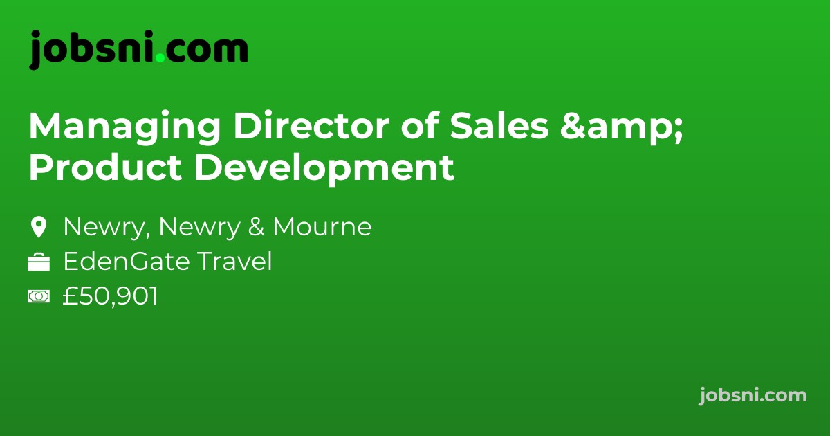 Managing Director of Sales & Product Development