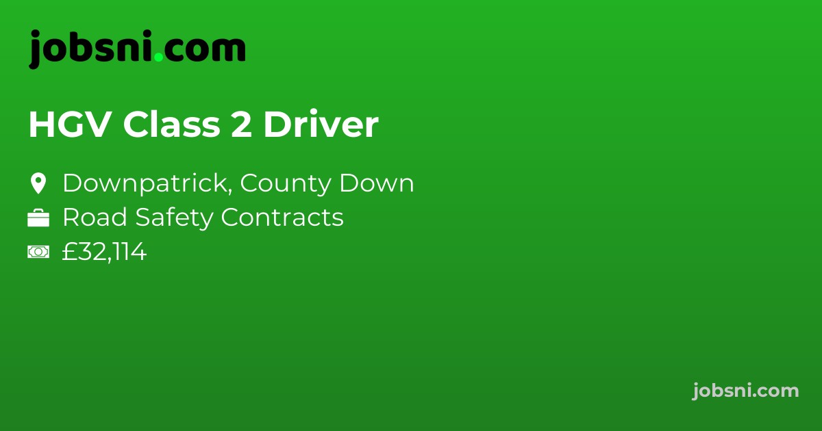 HGV Class 2 Driver
