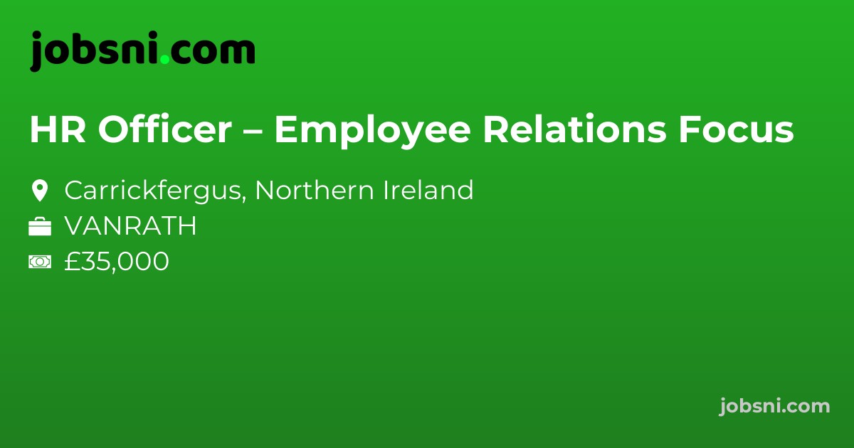 HR Officer – Employee Relations Focus