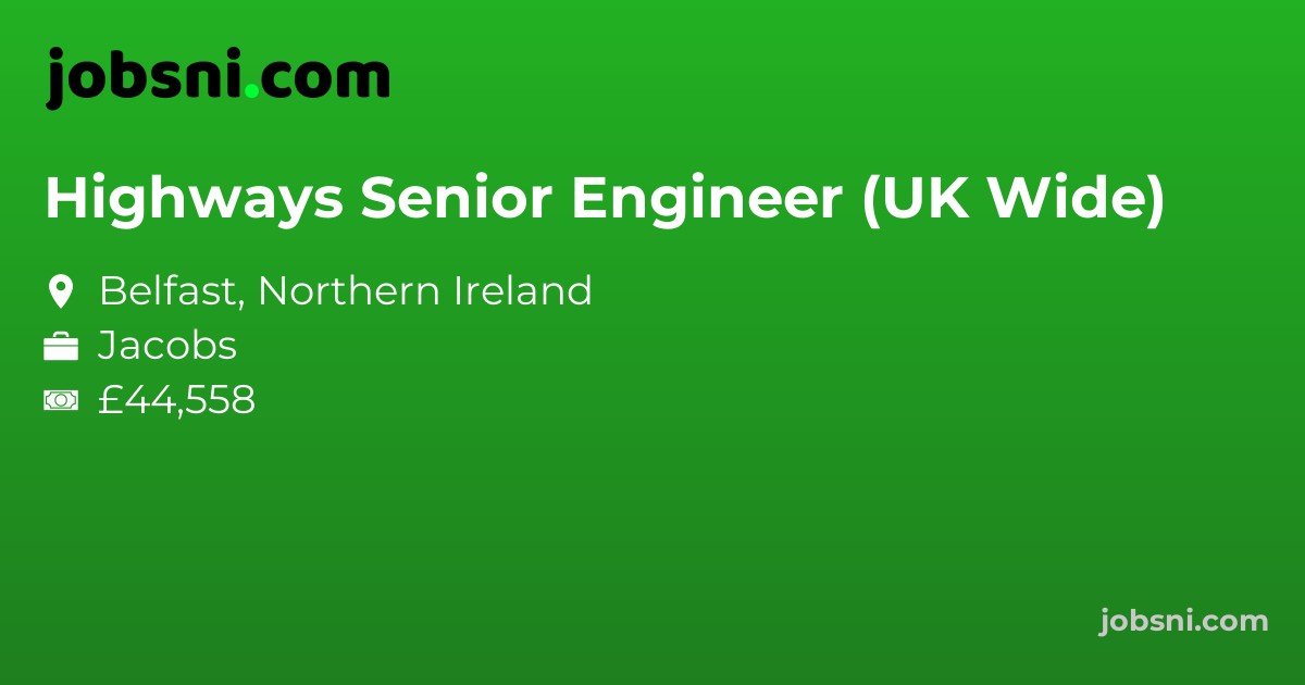 Highways Senior Engineer (UK Wide)