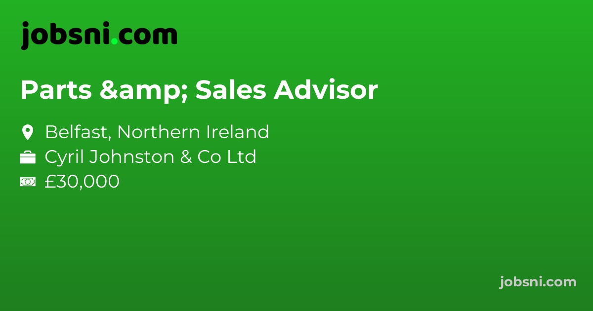 Parts & Sales Advisor
