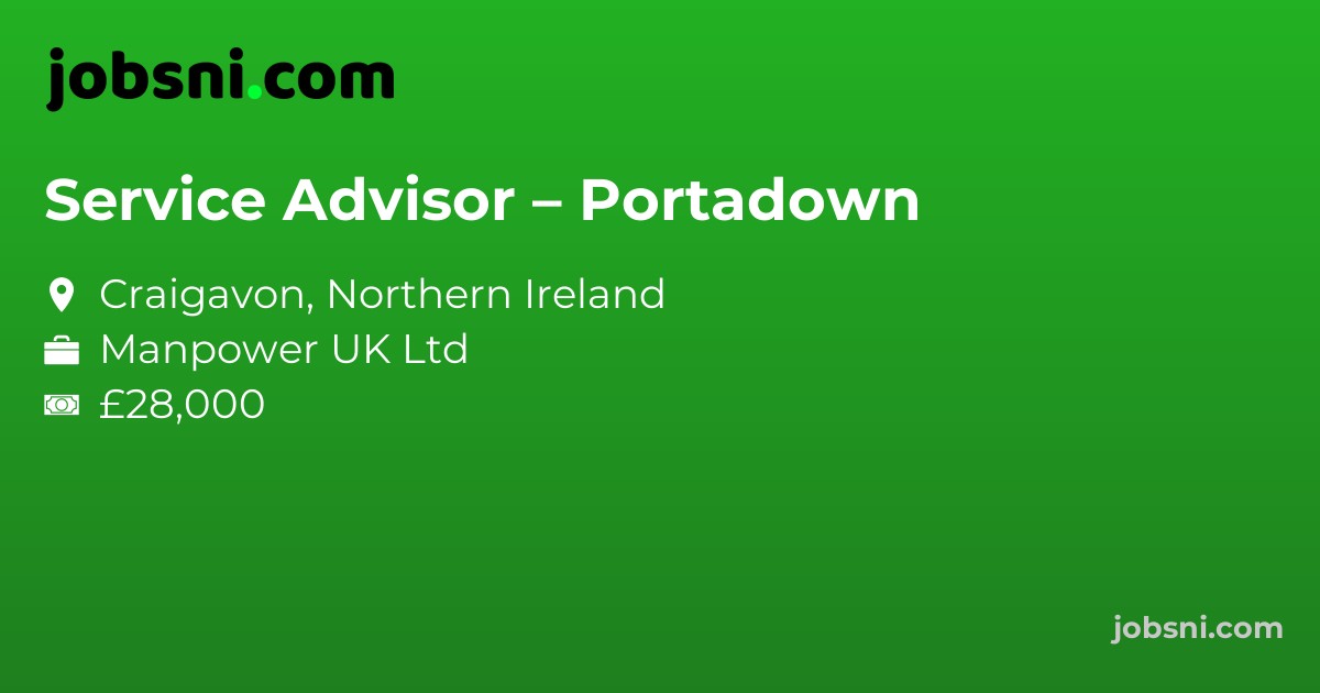 Service Advisor – Portadown