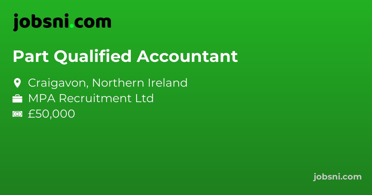 Part Qualified Accountant