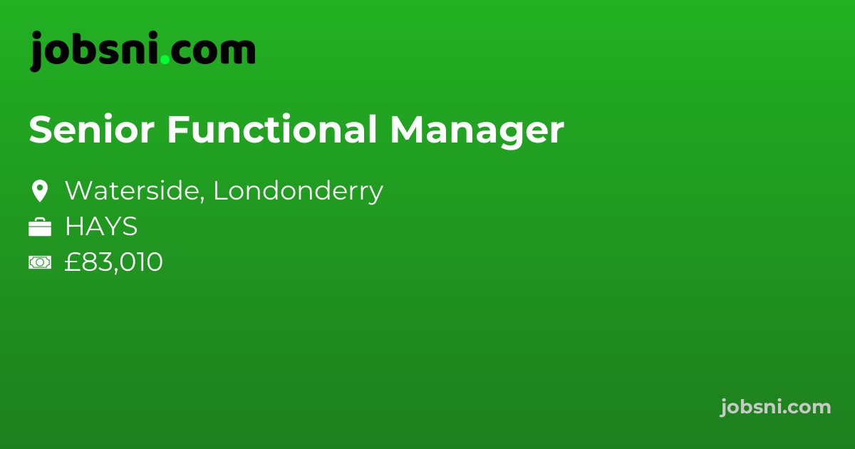 Senior Functional Manager