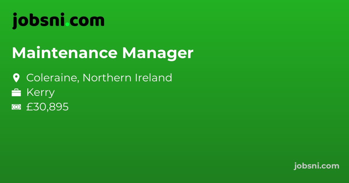 Maintenance Manager