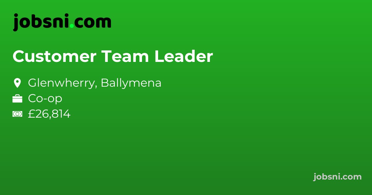 Customer Team Leader