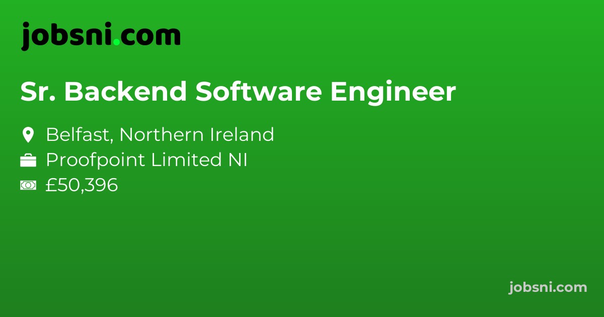 Sr. Backend Software Engineer