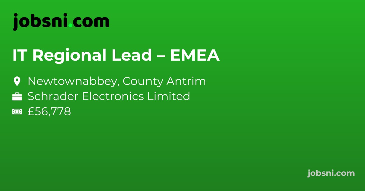IT Regional Lead – EMEA