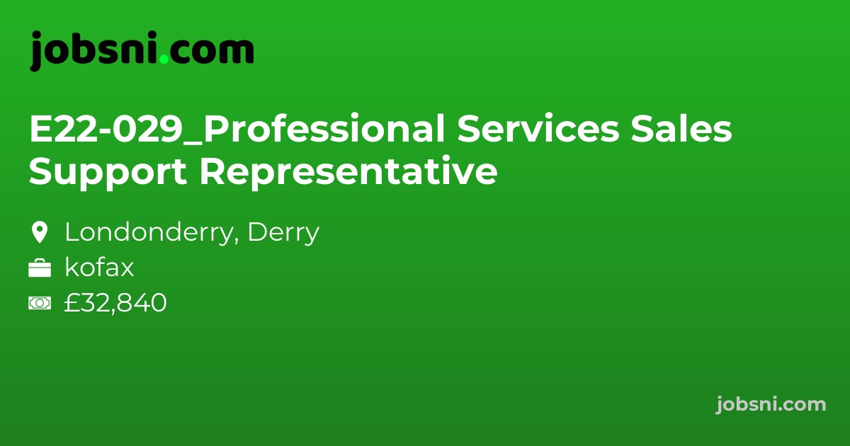 E22-029_Professional Services Sales Support Representative