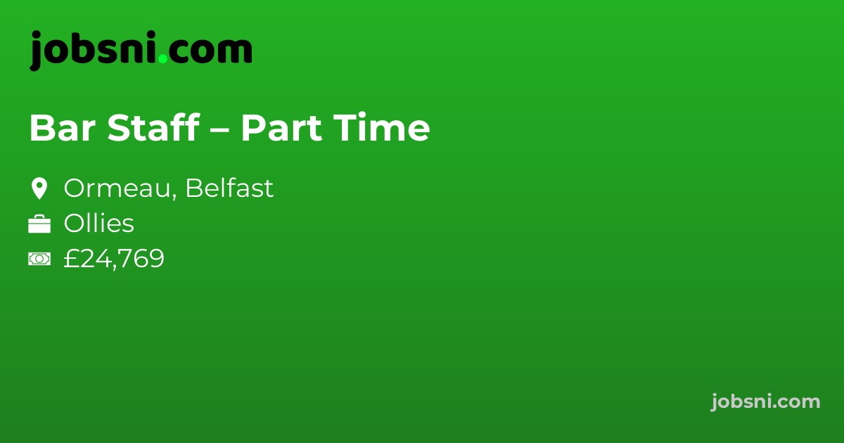 Bar Staff – Part Time