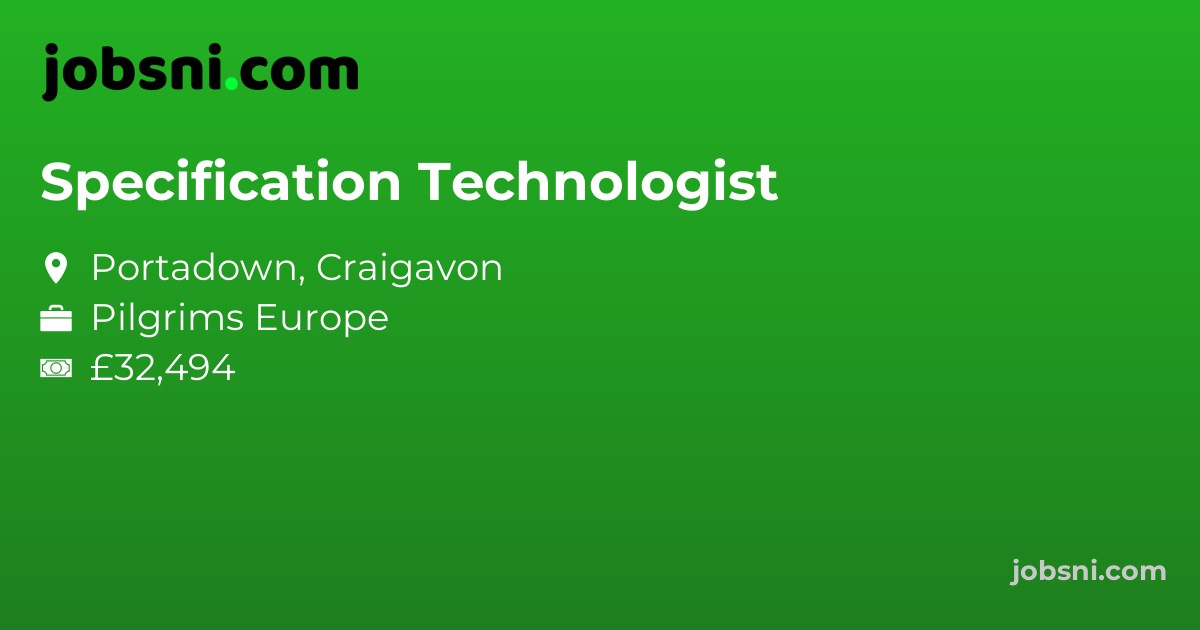 Specification Technologist