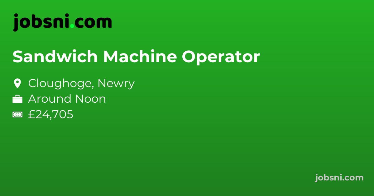 Sandwich Machine Operator