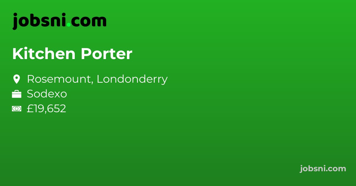 Kitchen Porter