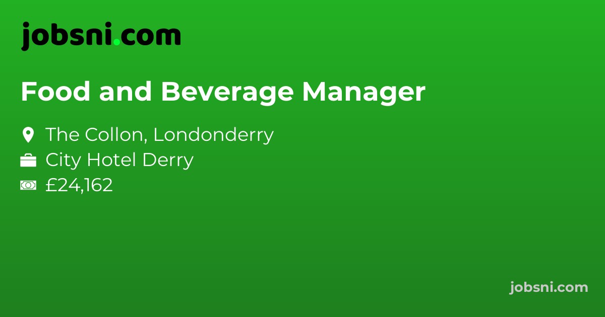 Food and Beverage Manager