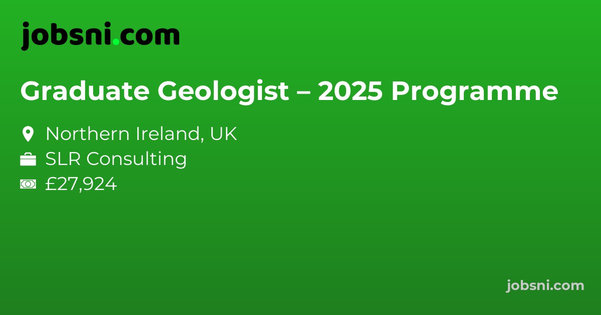 Graduate Geologist – 2025 Programme