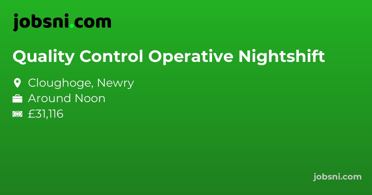 Quality Control Operative Nightshift