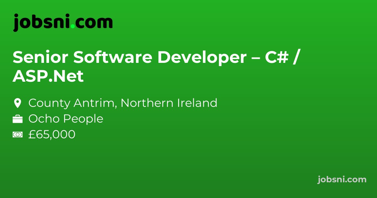 Senior Software Developer – C# / ASP.Net