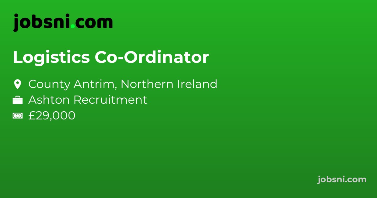 Logistics Co-Ordinator