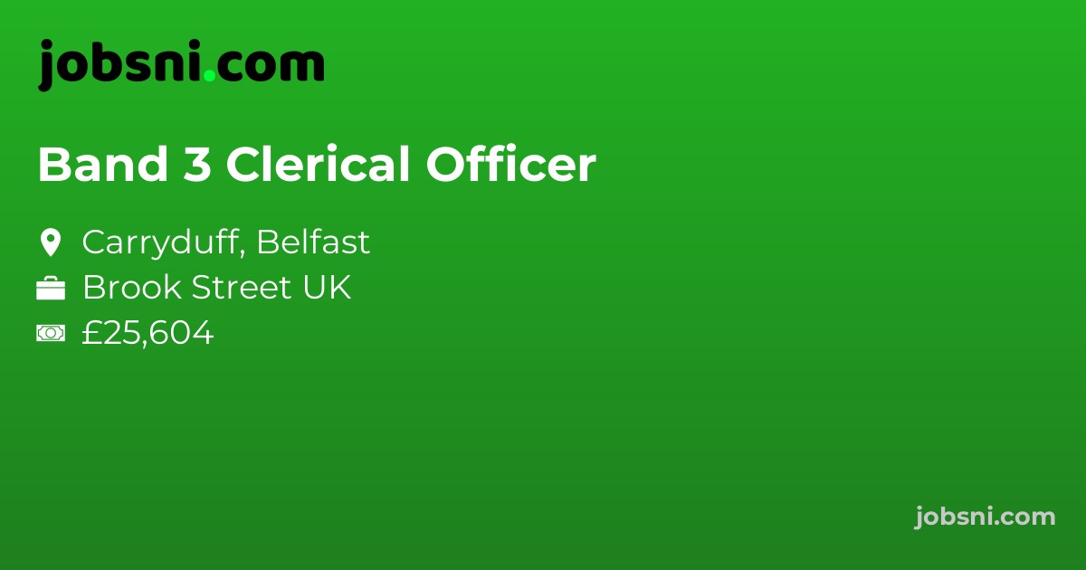 Band 3 Clerical Officer