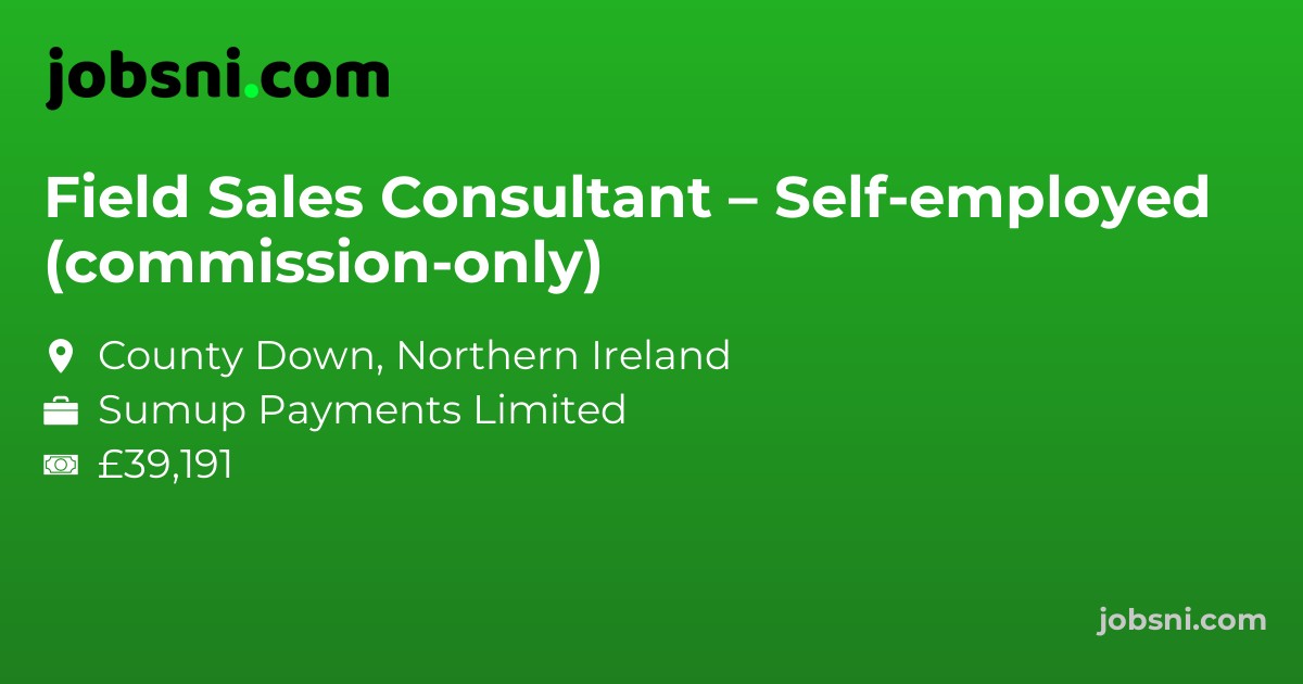 Field Sales Consultant – Self-employed (commission-only)
