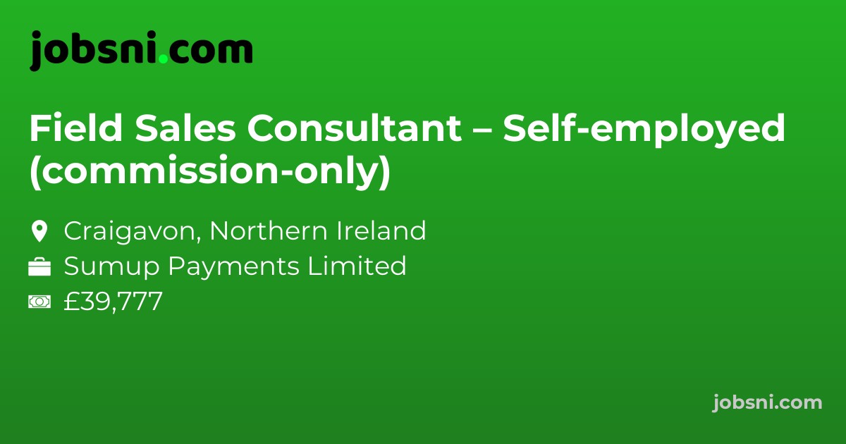 Field Sales Consultant – Self-employed (commission-only)