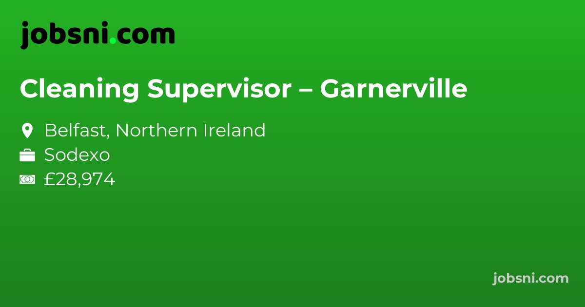 Cleaning Supervisor – Garnerville