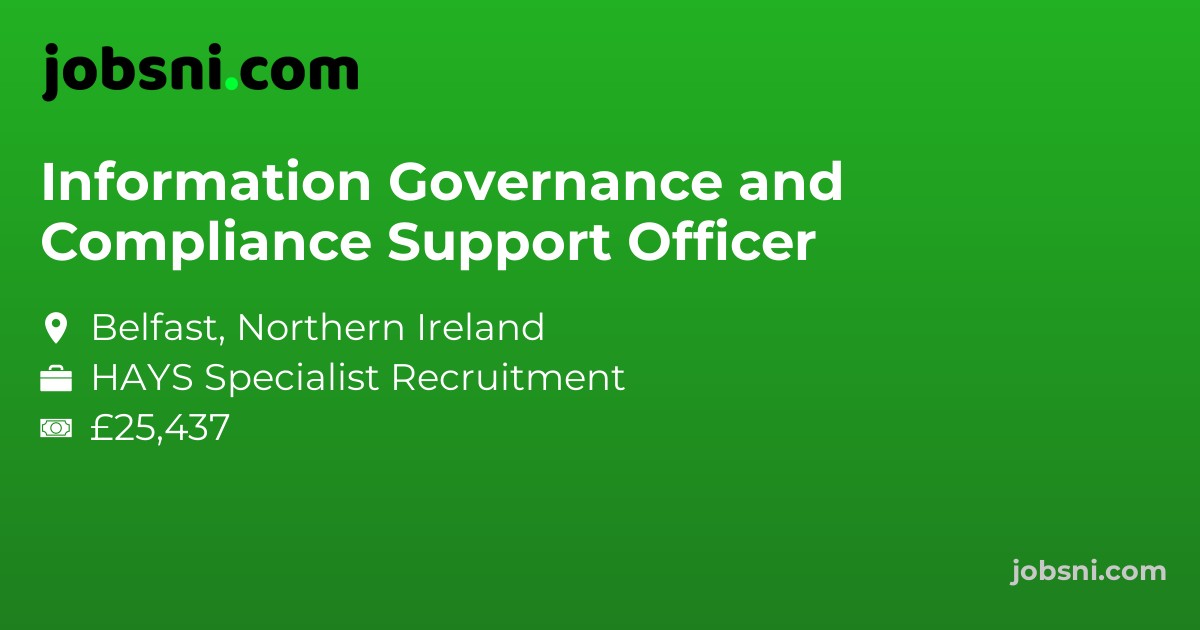 Information Governance and Compliance Support Officer