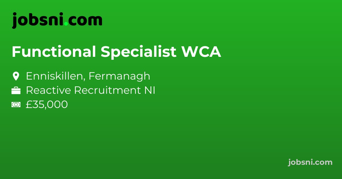 Functional Specialist WCA