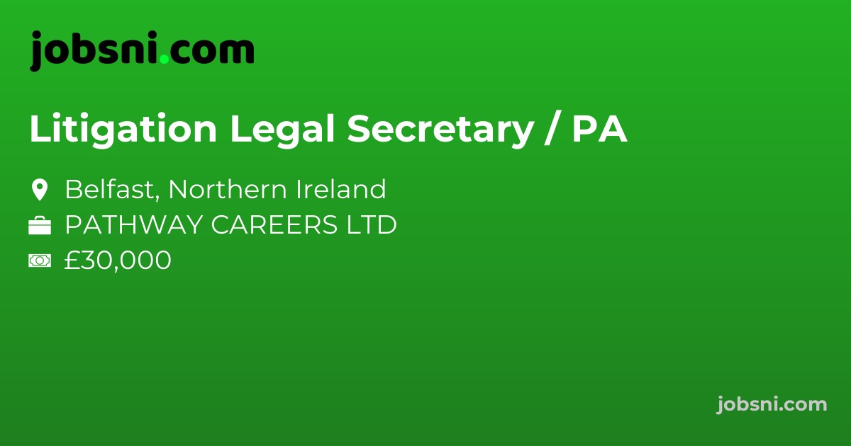 Litigation Legal Secretary / PA
