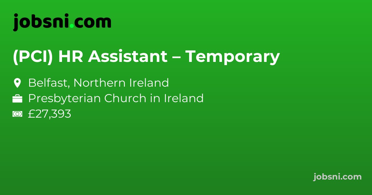 (PCI) HR Assistant – Temporary