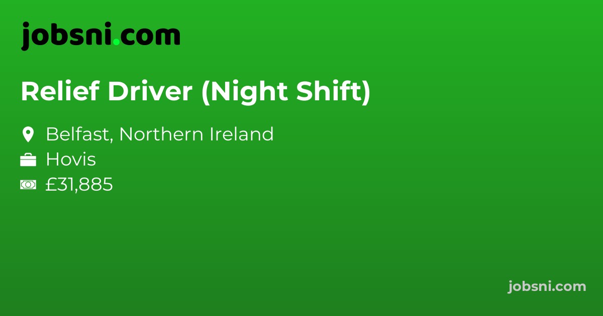 Relief Driver (Night Shift)