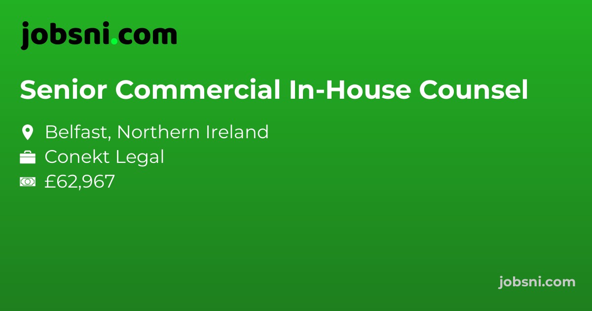 Senior Commercial In-House Counsel