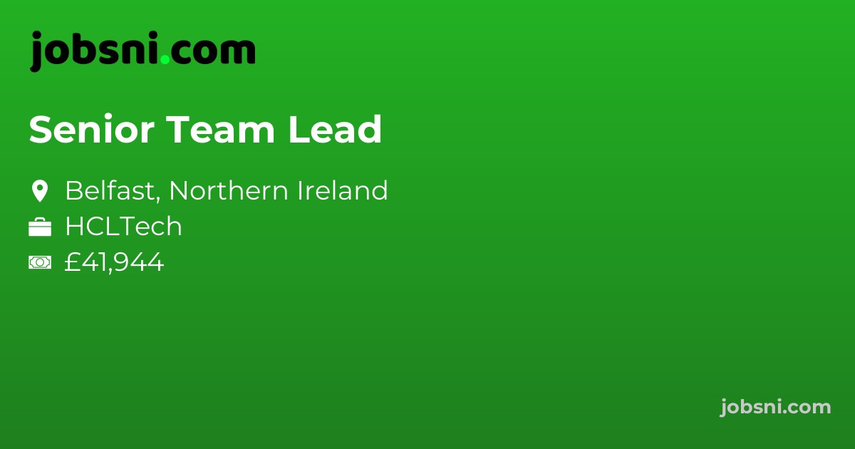 Senior Team Lead