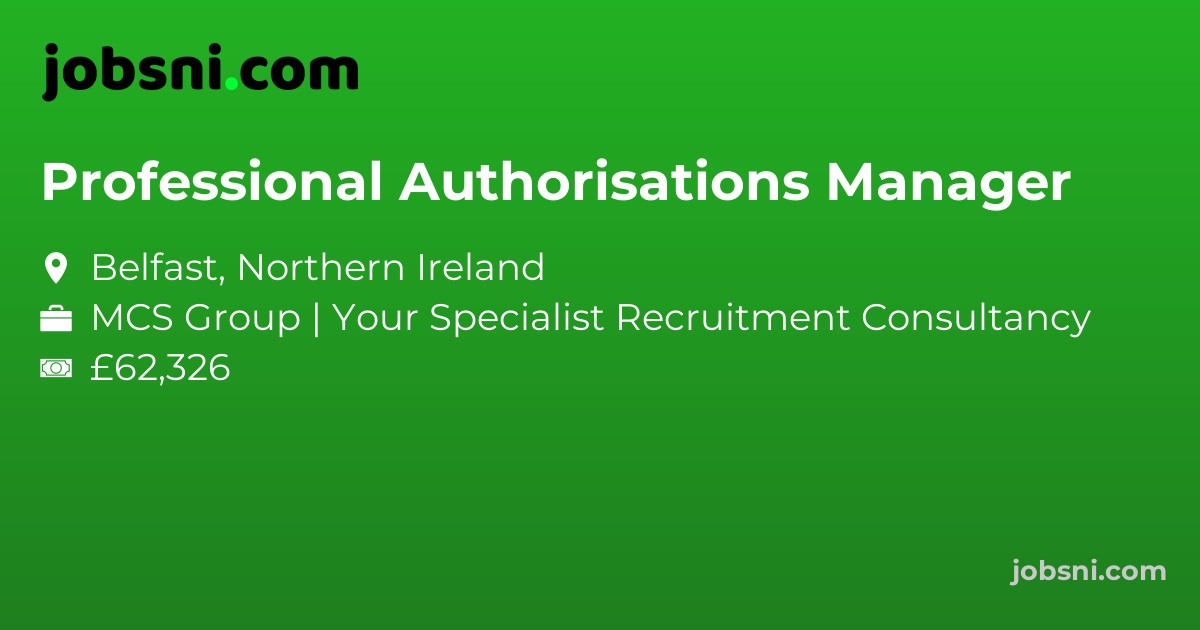 Professional Authorisations Manager