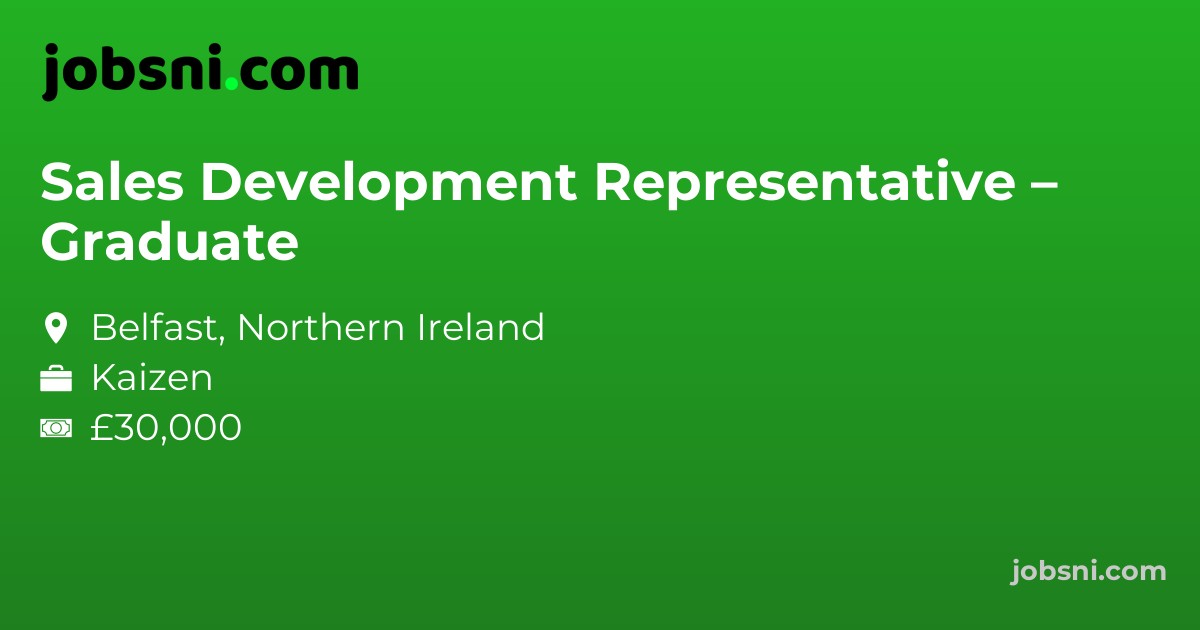 Sales Development Representative – Graduate