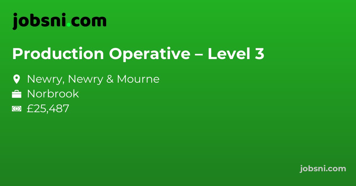 Production Operative – Level 3