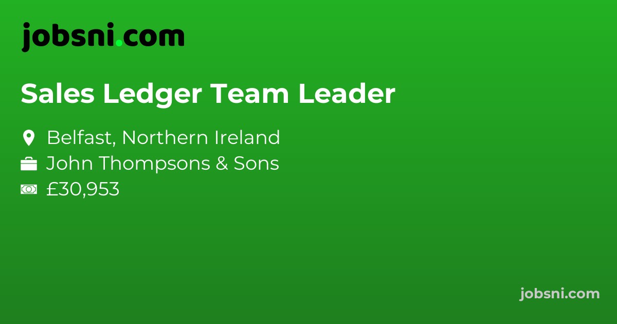 Sales Ledger Team Leader