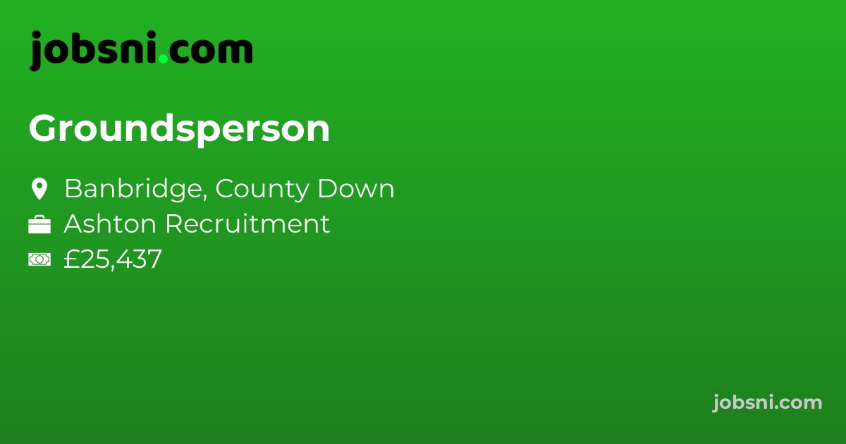 Groundsperson