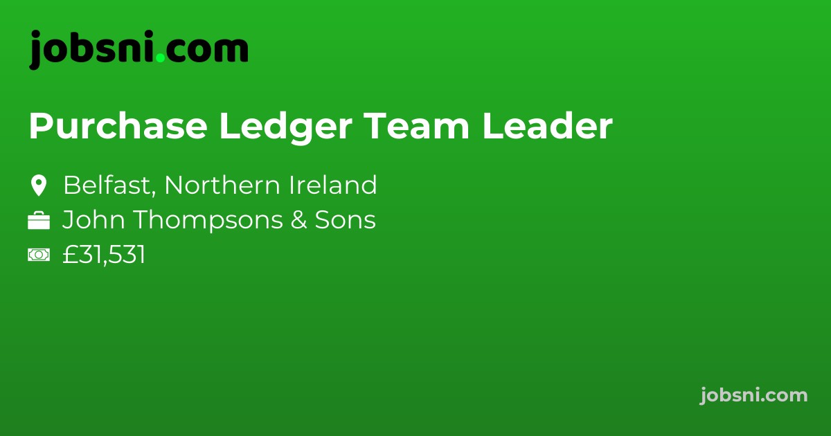 Purchase Ledger Team Leader