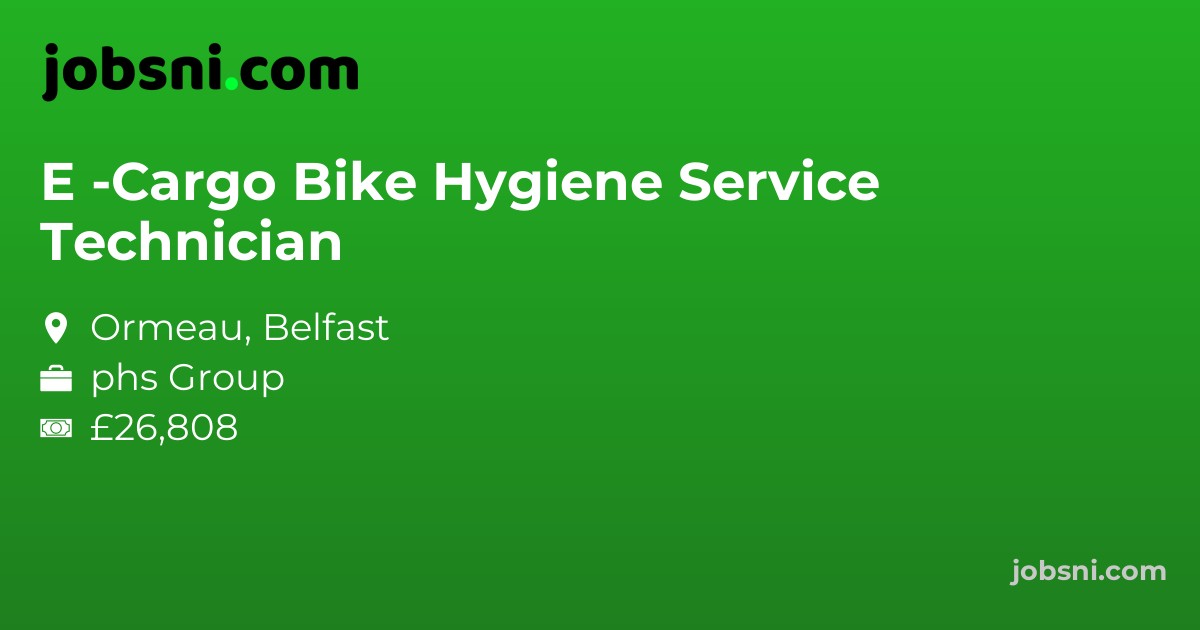 E -Cargo Bike Hygiene Service Technician