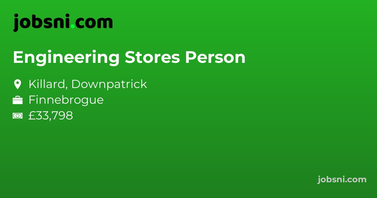 Engineering Stores Person