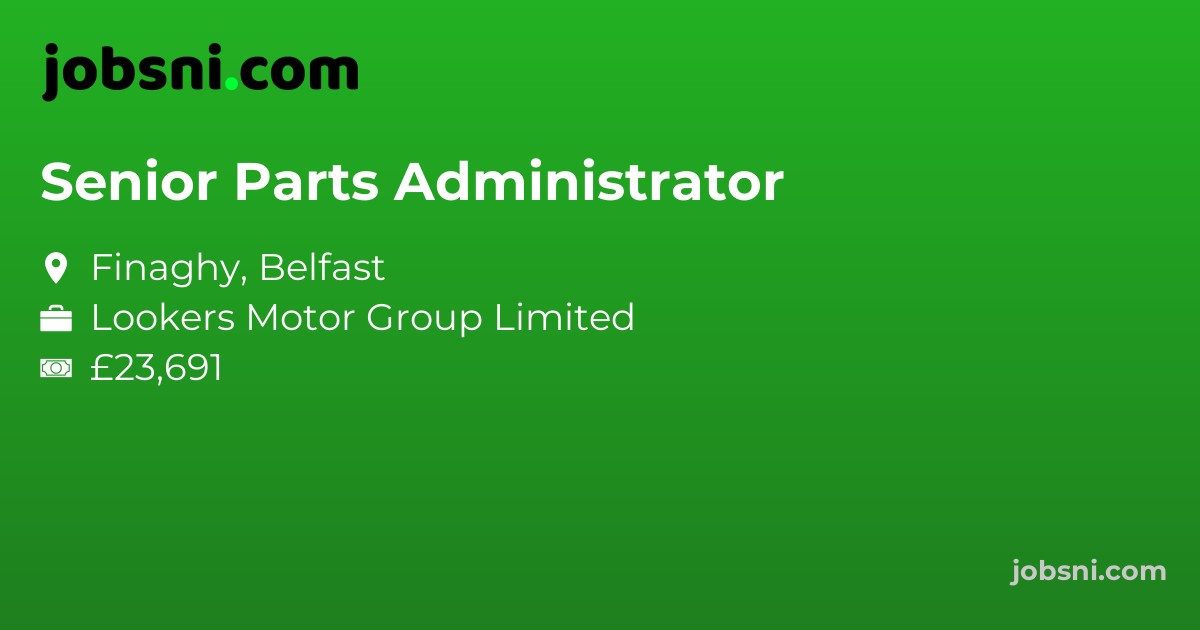 Senior Parts Administrator
