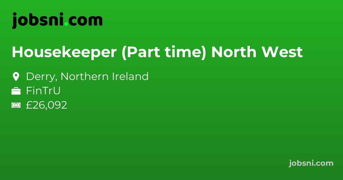 Housekeeper (Part time) North West